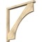 Ekena Millwork Westlake Block Rough Sawn Bracket w/ Offset Brace, Douglas Fir, 4"W x 40"D x 40"H BKT0402X40X40WTL05RDF - alternate 1